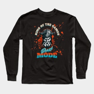 King Of The Gamers, Beast Mode Long Sleeve T-Shirt